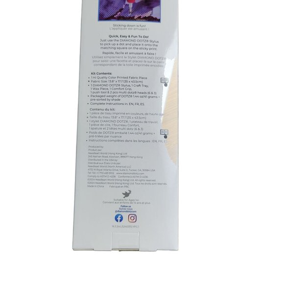 Diamond Dotz Special Edition Floral Deer Facet Art Painting Kit - Picture 8 of 8